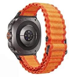 Trail Band Nylon Loop Strap - Premium Smartwatch Accessory - Galaxy Ultra 47mm (Orange)