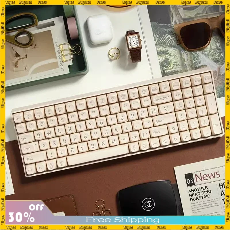 

Lofree Mechanical Keyboard Wireless 2.4G Bluetooth type-C Hotswap Keyboard Desktop Pc Laptop Keyboards Gaming Office Keyboard