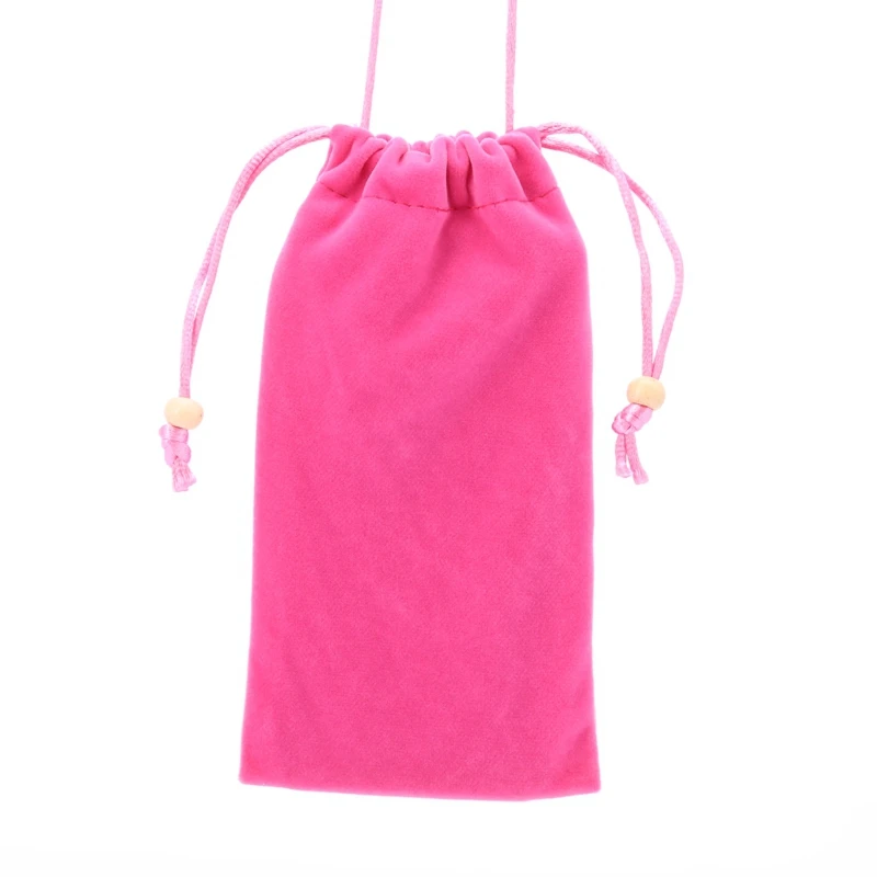 Universal Cotton Neck Strap Sleeve Phone Pouch Bag Case Cover