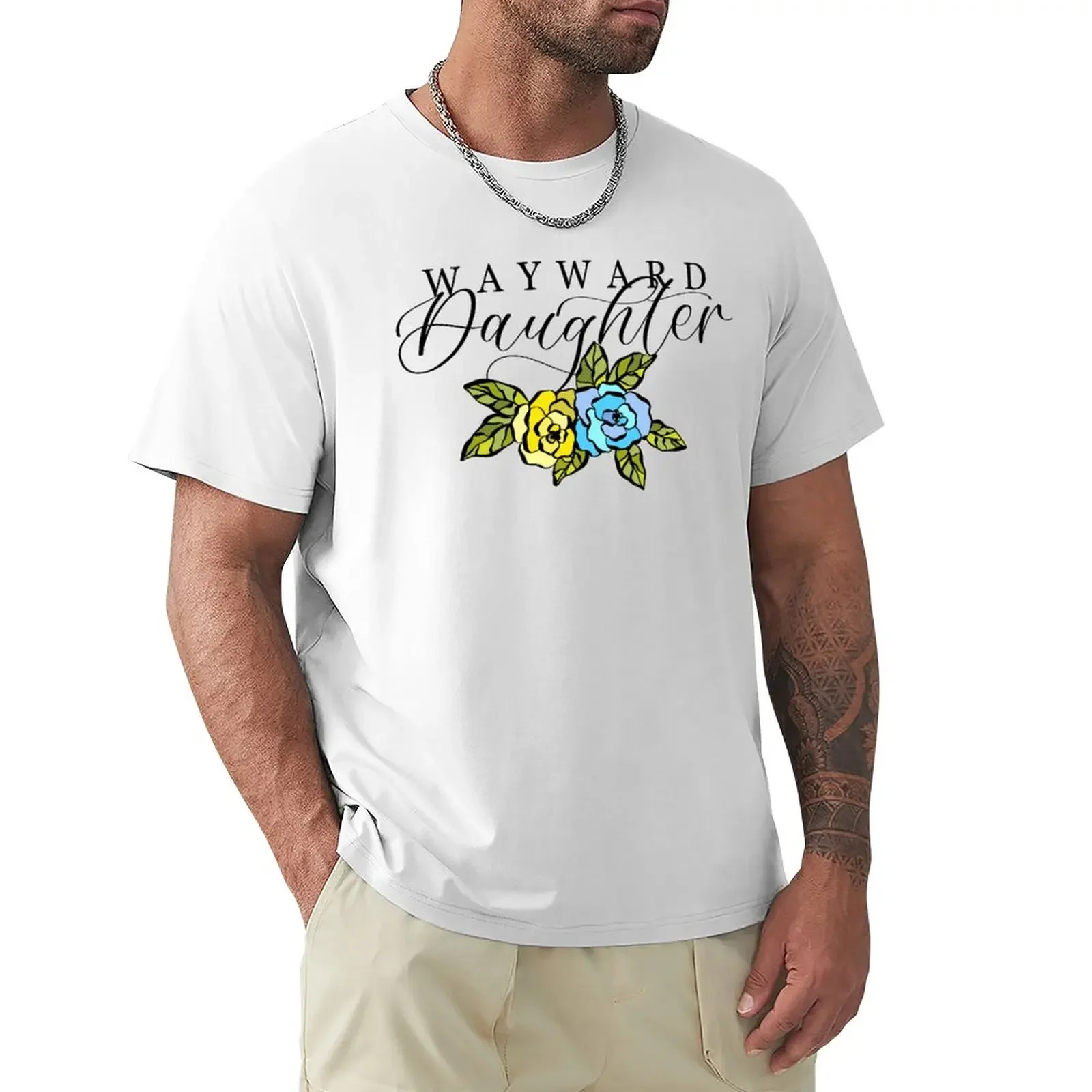 

Wayward Daughter handlettering T-Shirt sublime Short sleeve tee men clothing