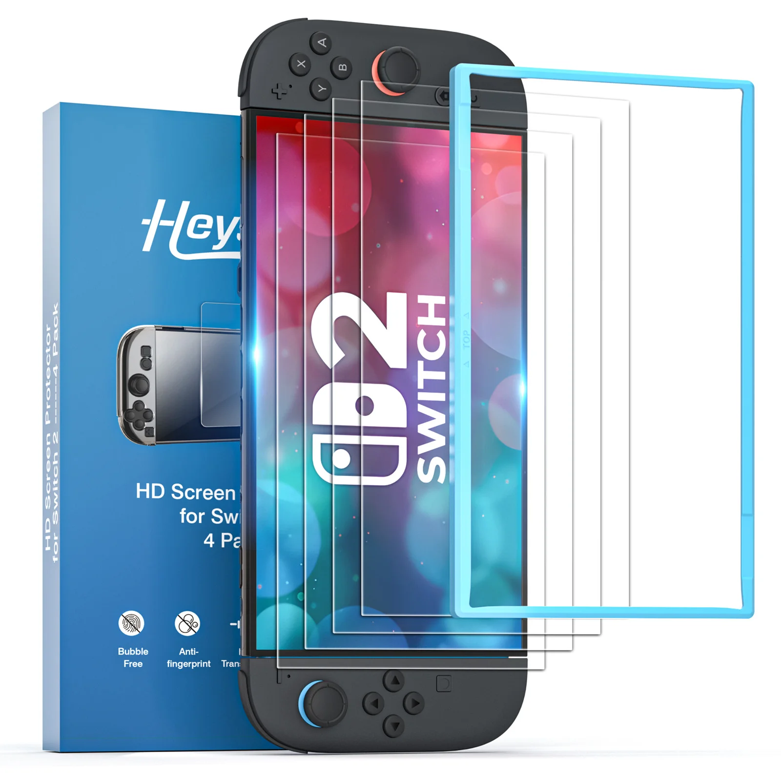 Premium HD Tempered Glass Screen Protector - 2/4 Pack, Transparent & Anti-Scratch