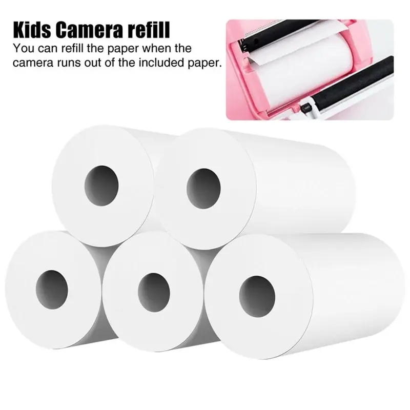 Thermal Paper Roll 16 Rolls 57x25 Mm Printing Label Roll for Mobile POS Photo Printer Cash Register