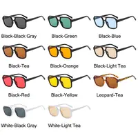 Lunettes de soleil aviation carrées rétro pour femmes et hommes, lunettes de soleil à grande monture, nuances de style ins des années 70 6