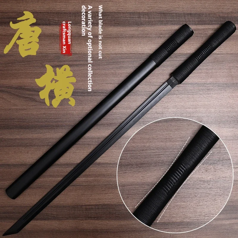 cool stuff:100cm bamboo wooden sword,exquisite sheath,training props,kids toys,outdoor games,cosplay weapons,collection ornament 2