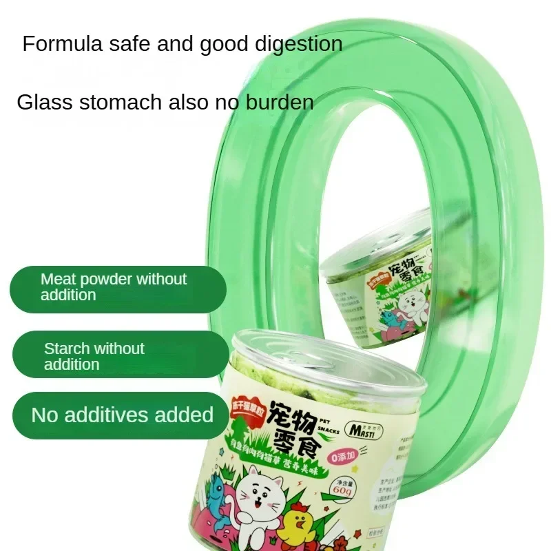 Freeze Dried Catgrass Cat Snacks Removes Hair Balls To Promote Digestion Cat Grass Catgrass Tablets Grinding Teeth Pet Snacks Cat and Dog Freeze Dried Snacks