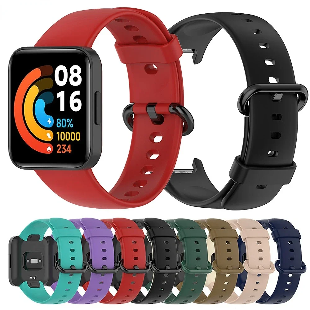 

Silicone Strap For Redmi Watch 2 Wristband Bracelet Belt For Xiaomi Mi Watch 2 Lite Global Version Smart Watch Band