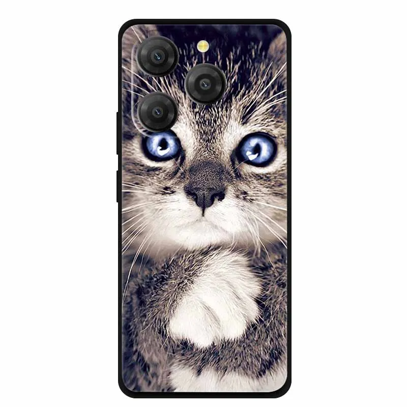 Black Lion & Wolf Silicone Soft Phone Case - Sleek Back Cover