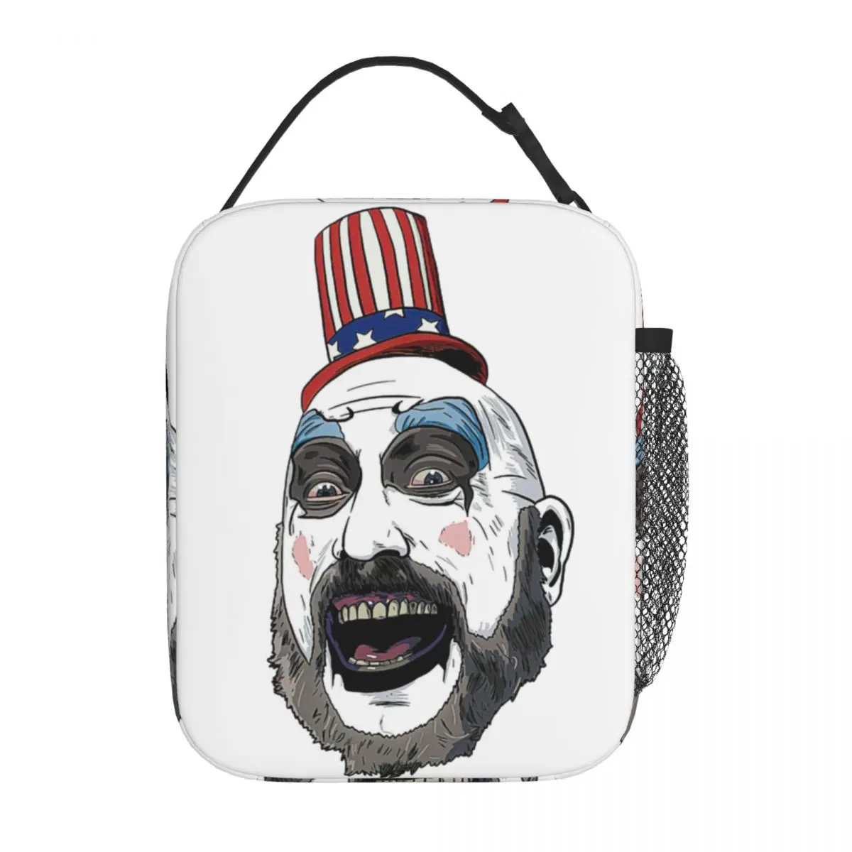 

Rob Zombie Captain Spaulding Accessories Insulated Lunch Bag Storage Food Box Portable All Season Cooler Thermal Lunch Box