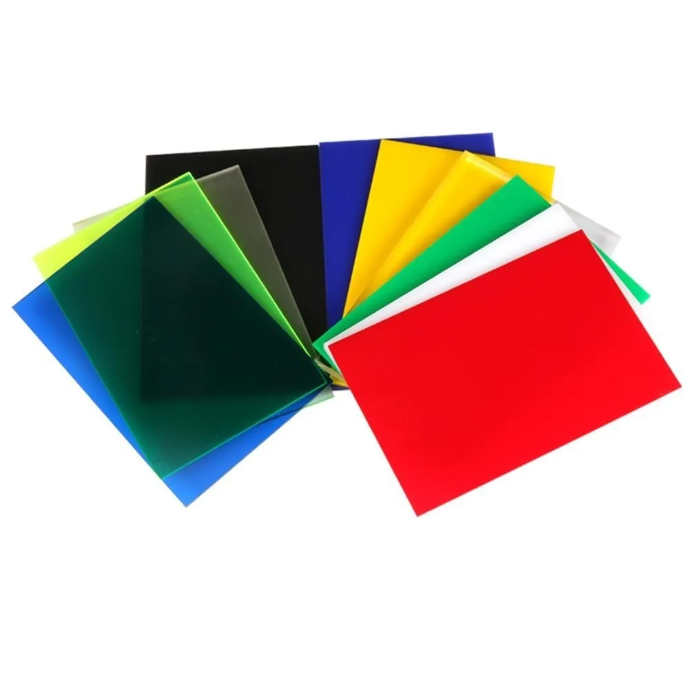Acrylic Board Glossy Multicolor Translucent Plexiglas Plastic Sheet Organic Glass Polymethyl Methacrylate 300x200x2.7mm