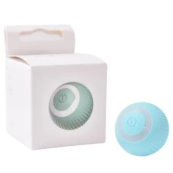 Rechargeable Cat Ball Toy Interactive Cat Toys Ball USB Rechargeable Motion Spinning Ball For Indoor Cats Stiulate Hunting 1