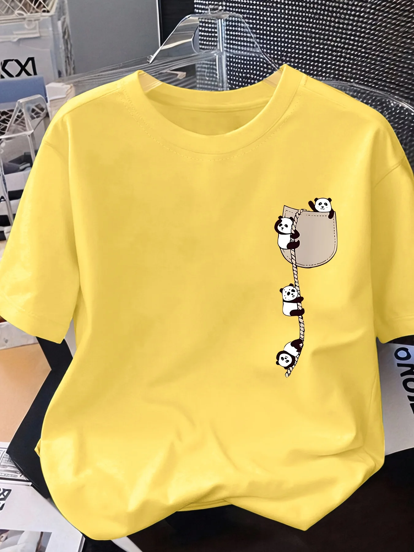 Fashion New Design - Women's Round-neck Panda Print Fashion Short-Sleeved Summer Casual T-shirt women clothes Summer Streetwear 4