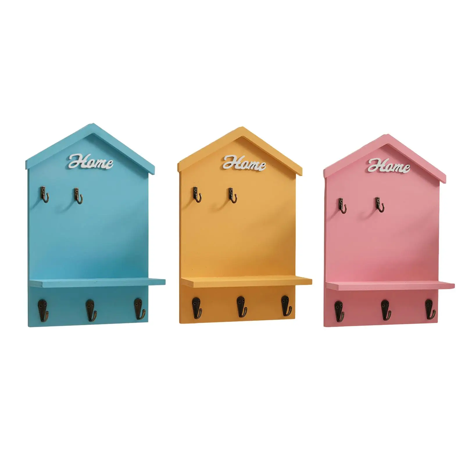 

Настенный деревянный держатель для ключей, вешалка для ключей, декоративная вешалка для ключей для домашнего декора