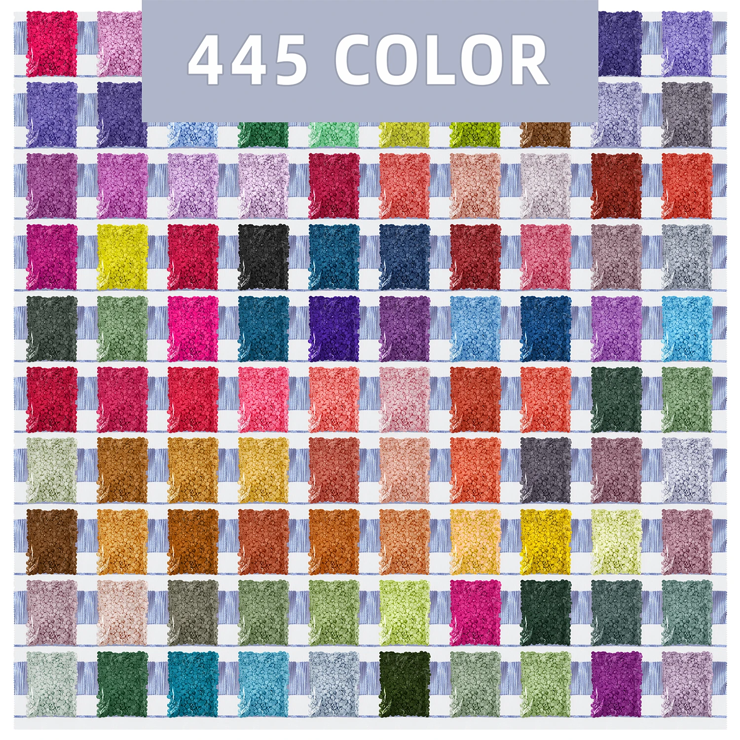 200/1000pcs/Bag Diamond Painting Beads Drills Square Round 445 DMC Colors Rhinestones For 5d Diamond Painting Accessories Kits