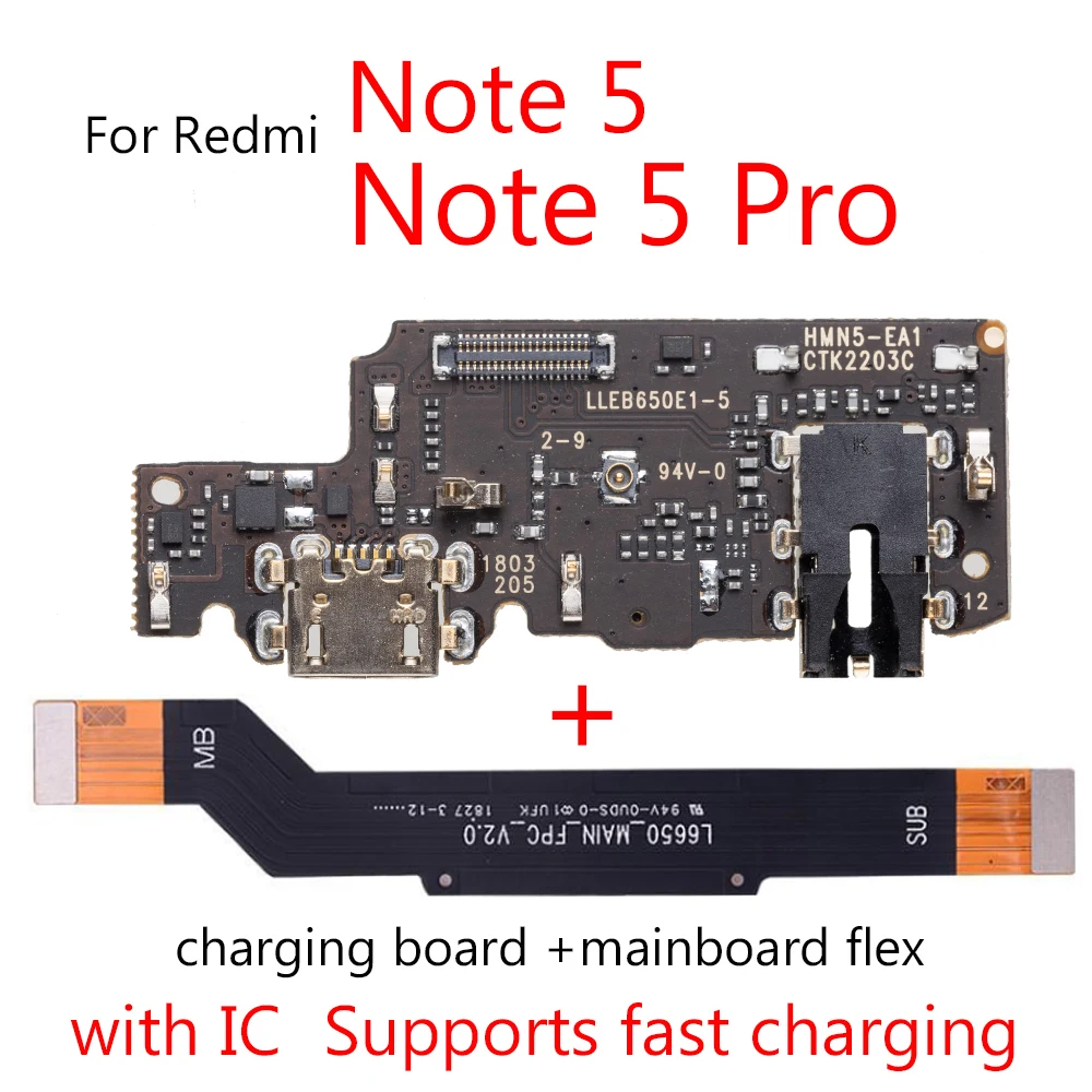 USB Charging Port Dock Board Connector Main FPC Motherboard Flex
