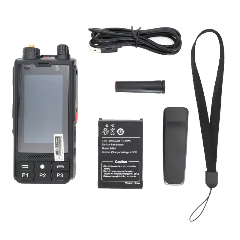 

2022 New Walkie Talkie Global Intercom Mobile Station Full Netcom with BT4.2Wifi