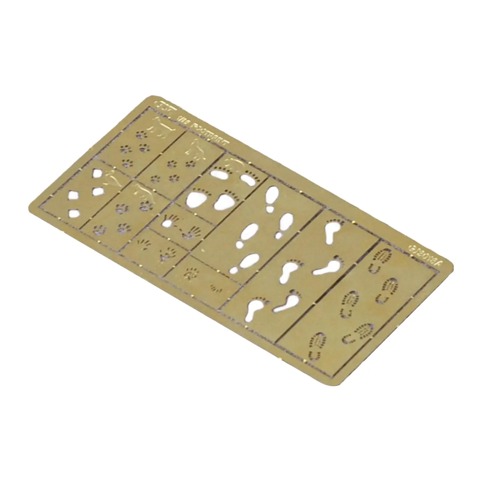 Model Painting Template Cover Paint Stencils Stenciling Plate Etching Sheet for