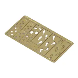 Model Painting Template Cover Paint Stencils Stenciling Plate Etching Sheet for