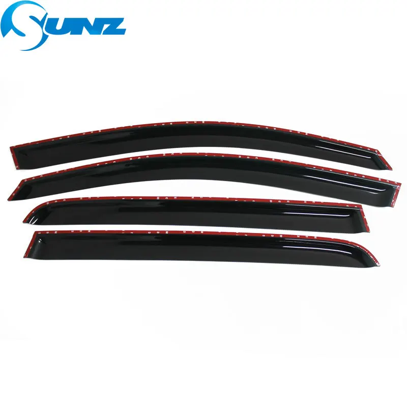 Side Window Deflectors For VW Golf 5 V MK5 TDI GTI R32 2004 2005 2006 2007 2008 Sun Rain Guard Door Visor Weathershield SUNZ car window visor car window deflectors