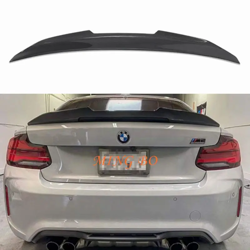 

FOR BMW 2 Series F22 F23&M2 F87 PSM Style Carbon fiber Rear Spoiler Trunk wing 2014-2020 FRP Forged carbon