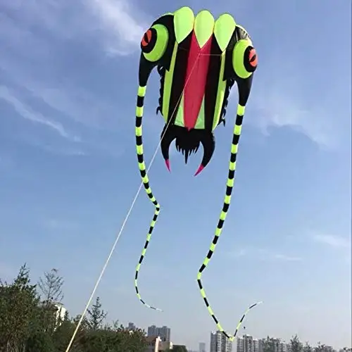 Large Trilobite Soft Kite for Adult Kids Outdoor Toy For Children Line Easy Kite Flying With Handle and Line Factory Sale