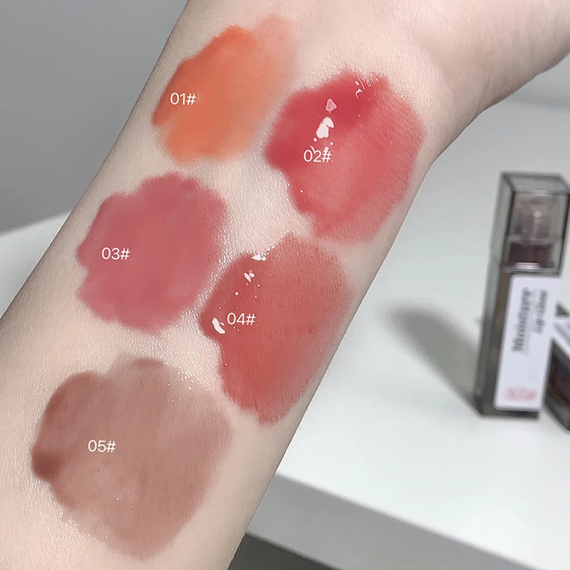 Lip Makeup Frozen Tea Rose Lip Gloss Labial Moisturizer Jelly Lipstick Bright Lip Oil Nude Pink Clear Tint Make Up Korean Beauty Cosmetics