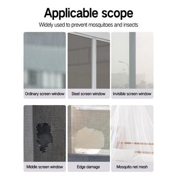 Self-Adhesive Insect Protection, Repair Tape, Robust Mesh Plaster For - View #3