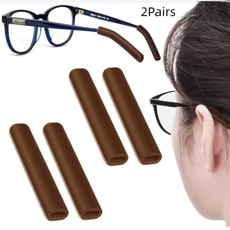 Premium Anti-Slip Silicone Ear Hook Covers for Glasses - Multiple Colors Available