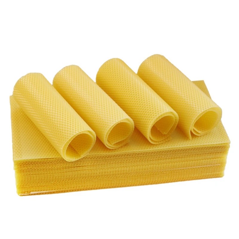 30pcs-bee-hive-foundation-sheets-deep-beeswax-foundation-sheets-for-bee-frames-beekeeping-tool-415x195cm