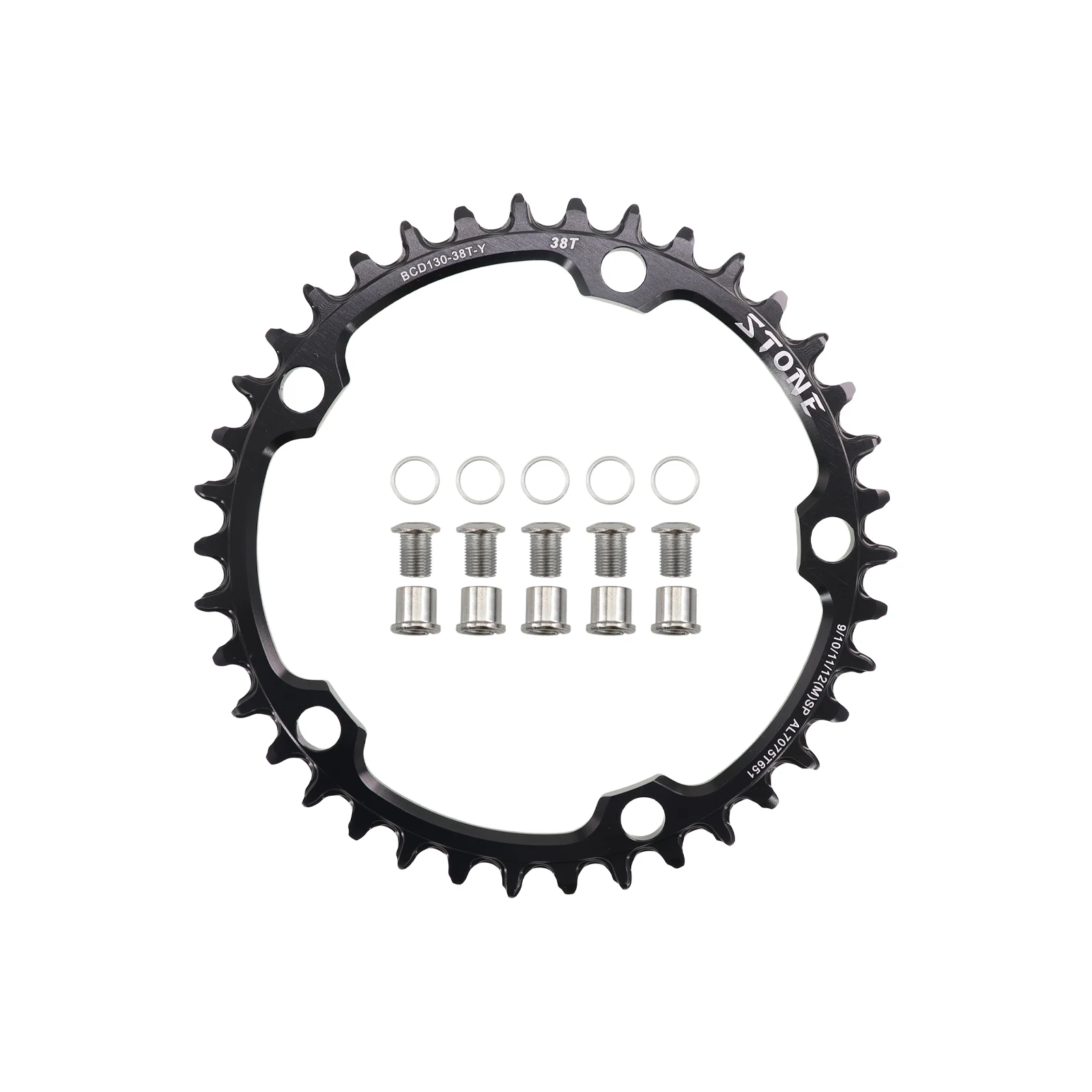 石ギア130 bcdシマノ5700 6700ラウンド42t 44t 46 48 50 52 55