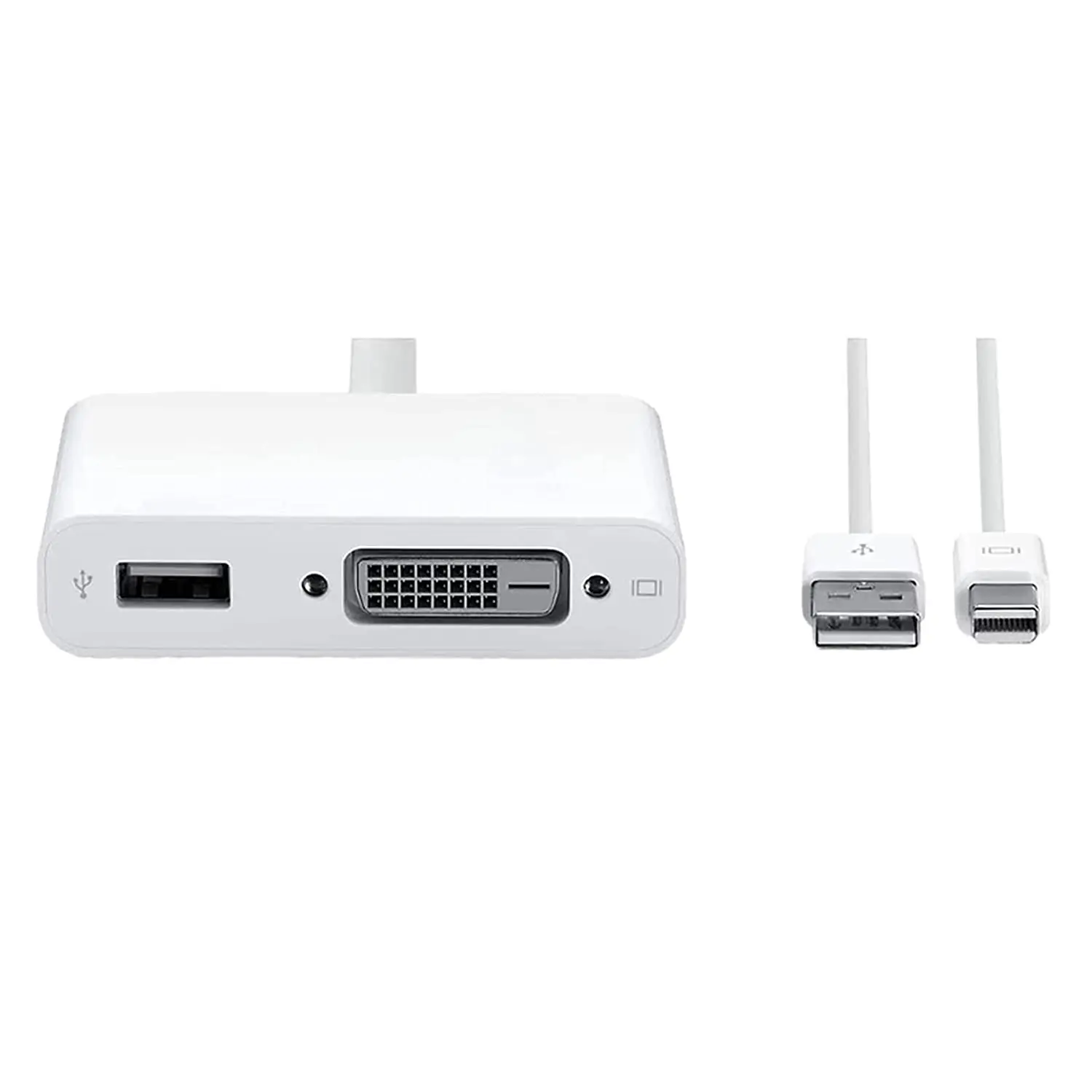 애플 A1306 용 미니 디스플레이 포트-DVI-D 듀얼 링크 어댑터 케이블, USB 포트 MB571Z/A 2560X1600 지원 DVI 어댑터