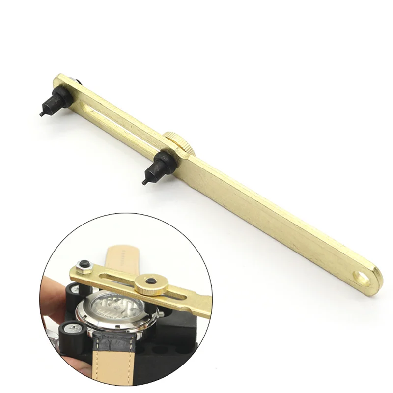 Universele 50 Mm 13.5 Mm Demontage Horloge Opener Tool Twee Klauwen Open Back Cover Veranderen Batterij Klok Reparatie Hand gereedschap