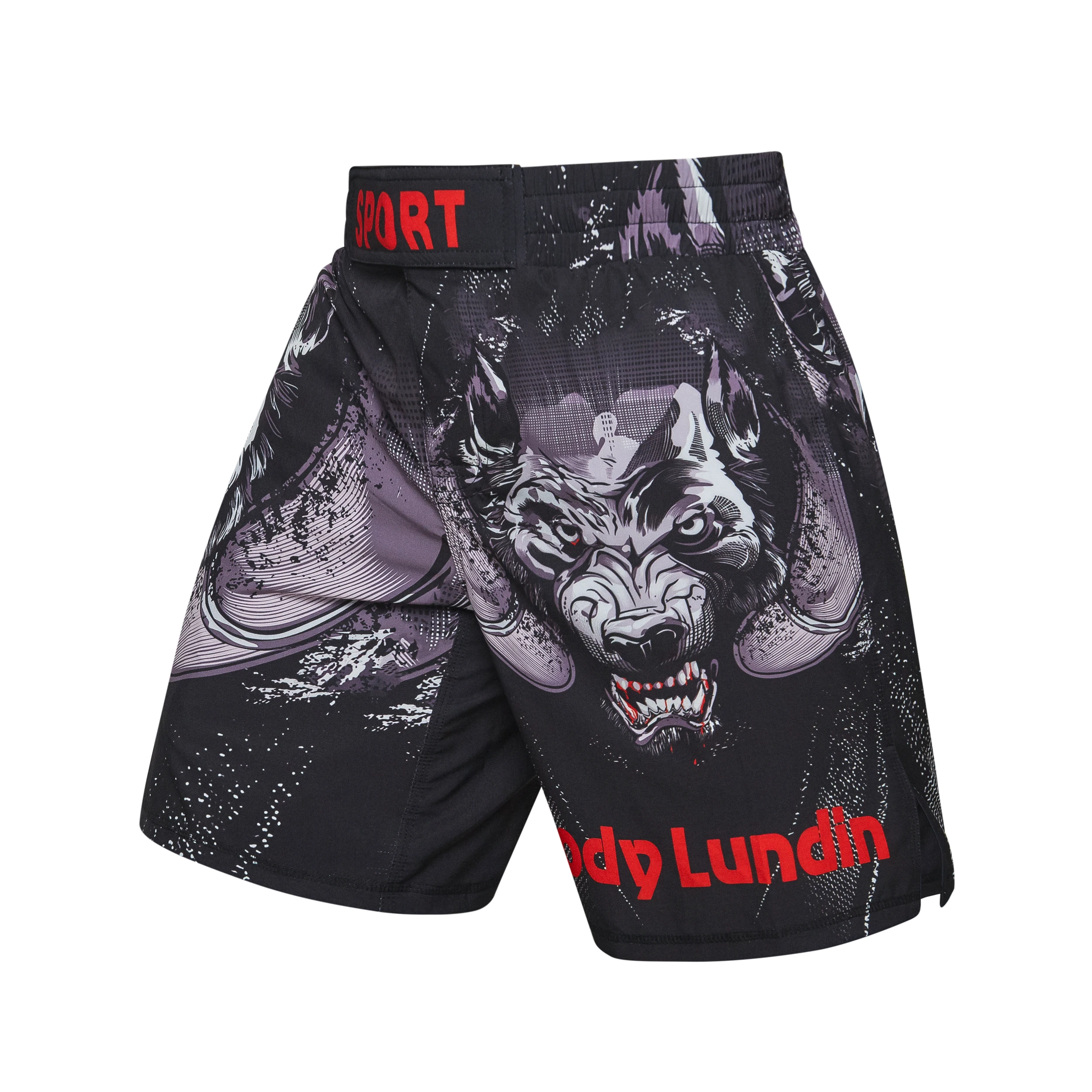 

Cody Lundin Elastic Waist Men Competition Wrestling MMA Shorts Sublimation Custom Muay Thai Shorts Kick Boxing Bjj Sportswear