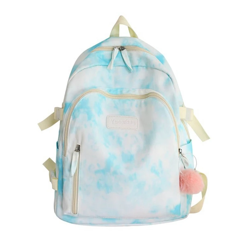 Fashion Colorful Pattern School Shoulder Bag for Teenager Girls Casual Bagpack