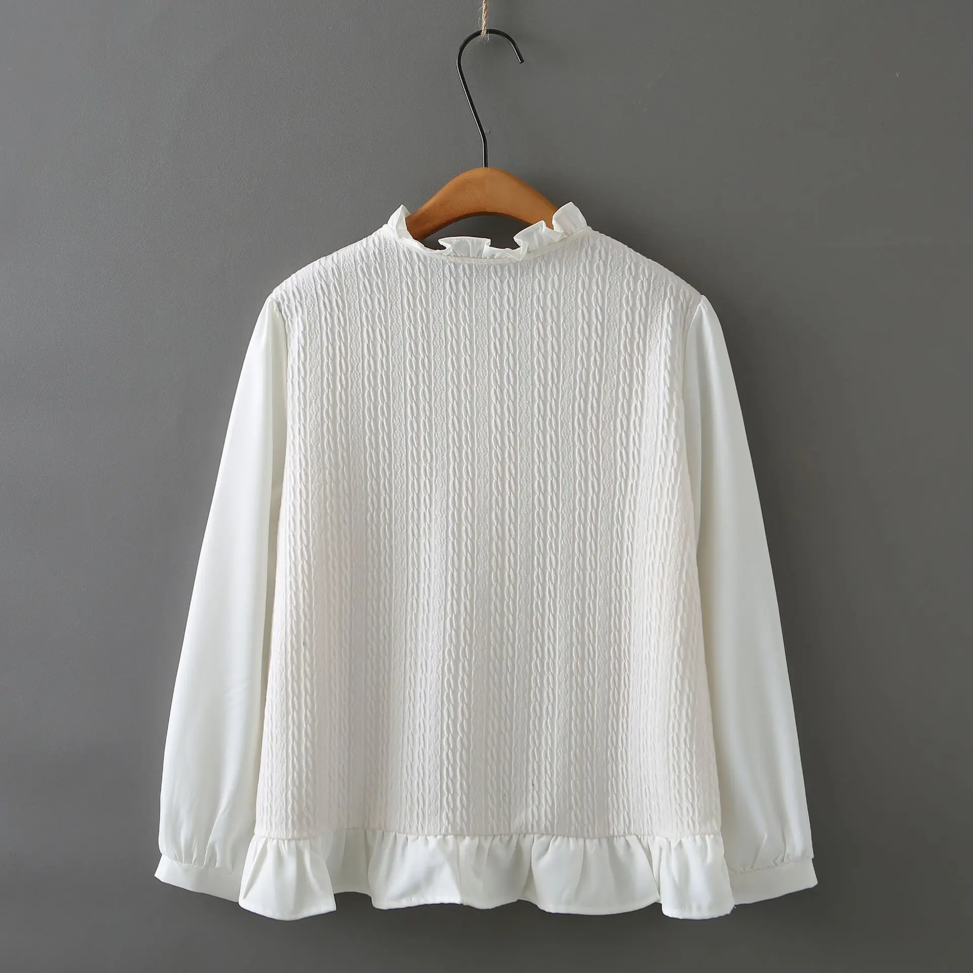 Spring Plus Size Blouses 2025 New 100KG Stylish Twisted Long Sleeved Women Shirt 2503