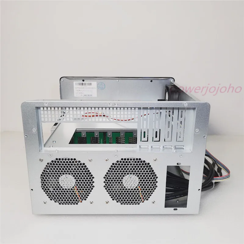 new office home storage hot-swap Server chassis IPFS 8bays NAS case 6GB sata backplane USB3.0 support matx motherboard