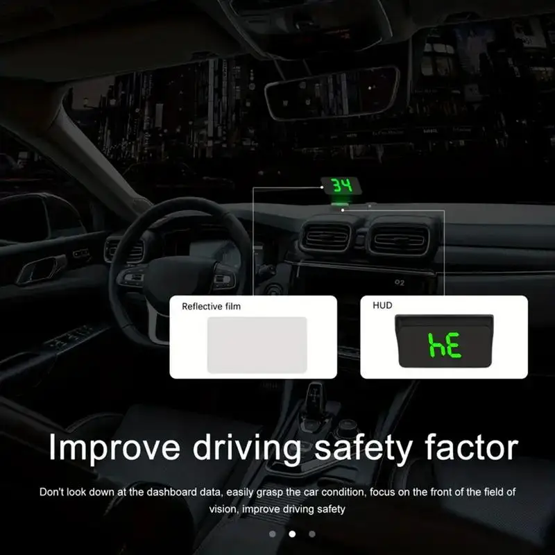 ڵ  HD ÷ GPS ӵ ӵ KMH/MPH  HUD  , ڵ  ׼