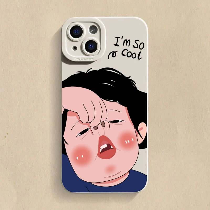 Charming Cartoon Couple Soft Phone Case Cover