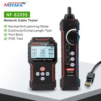 noyafa New NF-8209S LCD Network Cable Tester Wire Tracker PoECurrent  Length cabl RJ45 Cable Tracker multifunctional tester Tool 1