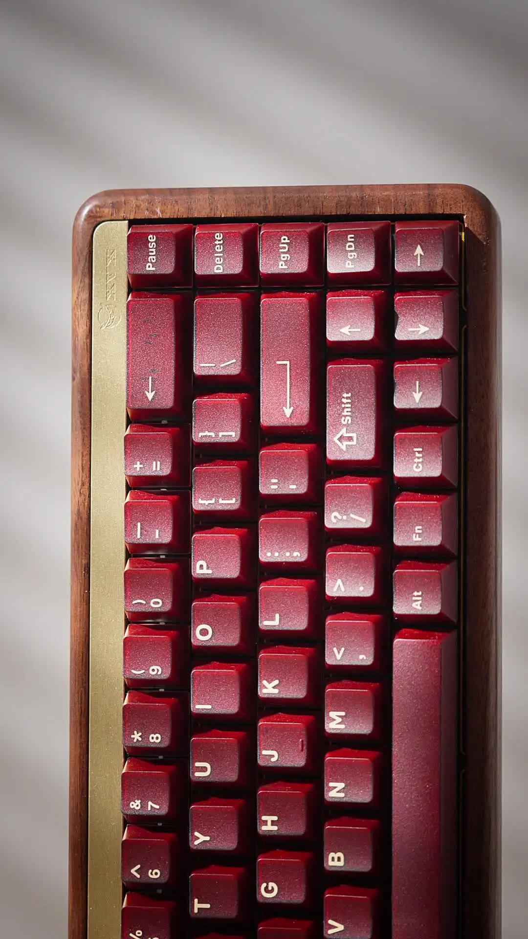 XVX White Frost Jade Keycaps Semi Transparent Keycaps Double Shot