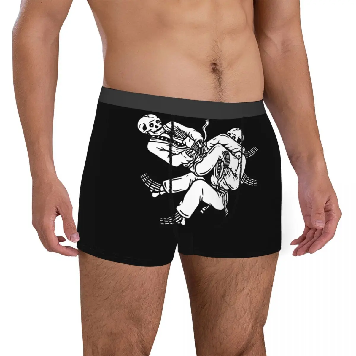 

Jiu Jitsu Skeleton Armbar Classic For Sale Men's Boxer Briefs Creative Exotic Skivvy Sarcastic Spring Wearable