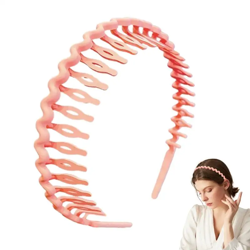 Wavy Headband Sports Female Non-slip Wave Hairband Bangs Holder Hair Accessories Skinny Hairpin Accessories Fashion Head Bands