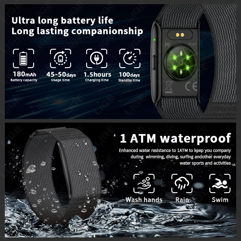 GPS 궤적 HRV 모니터 스마트 팔찌 초경량 만보계 무화면 피트니스 트래커 AI 분석 건강 스포츠 밴드 2026