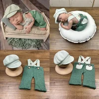 Original Baby Costumes Romper Newborn Photography Props Hat Overalls Baby Photo Accessories Christmas Baby Clothing Photo Outfit 2