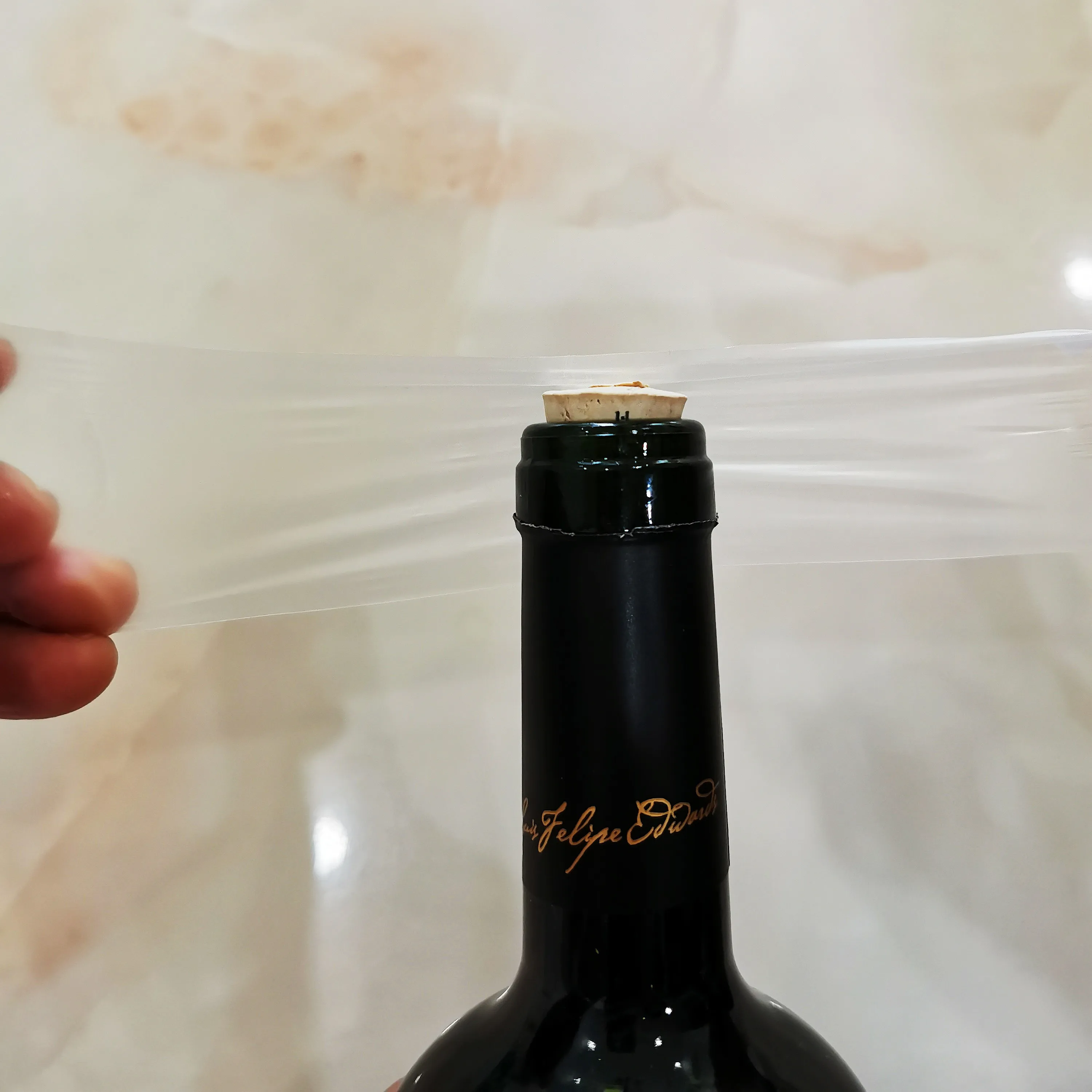 Vinho tinto champanhe garrafa rolo selado, envoltório biológico, reter a frescura, à prova de poeira, filme de laboratório, uso para Parafilm M, Pm996