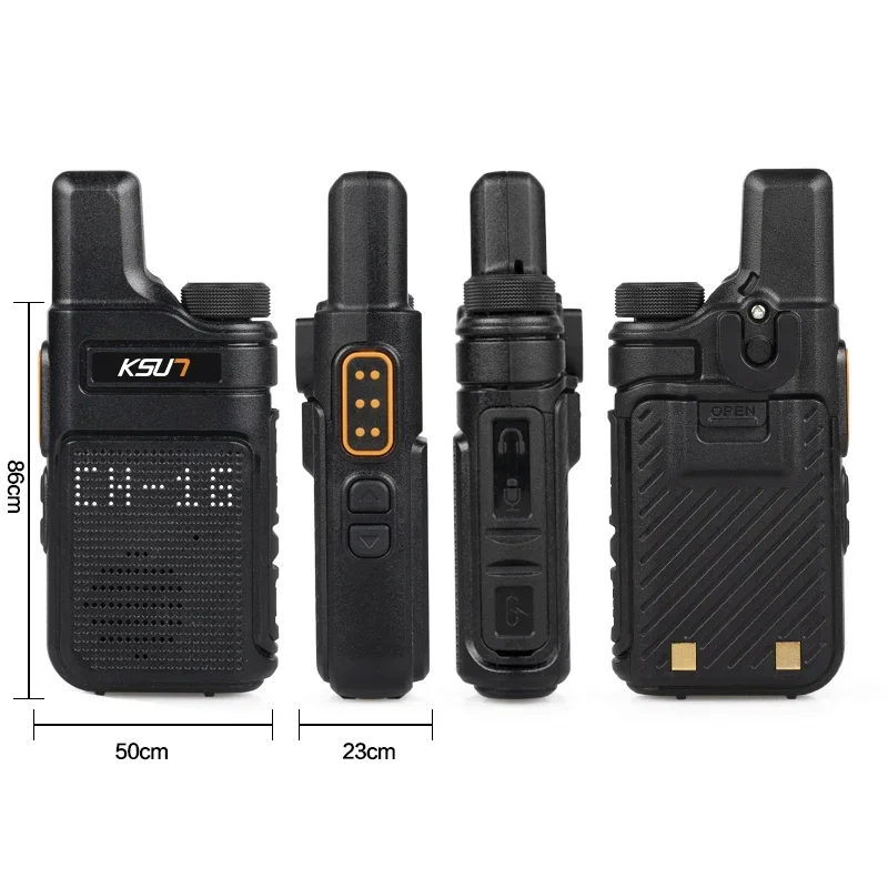 portable-high-power-walkie-talkieksun-m6-6w400-470type-cusb-fast-chargerone-key-to-frequencytwo-way-radio