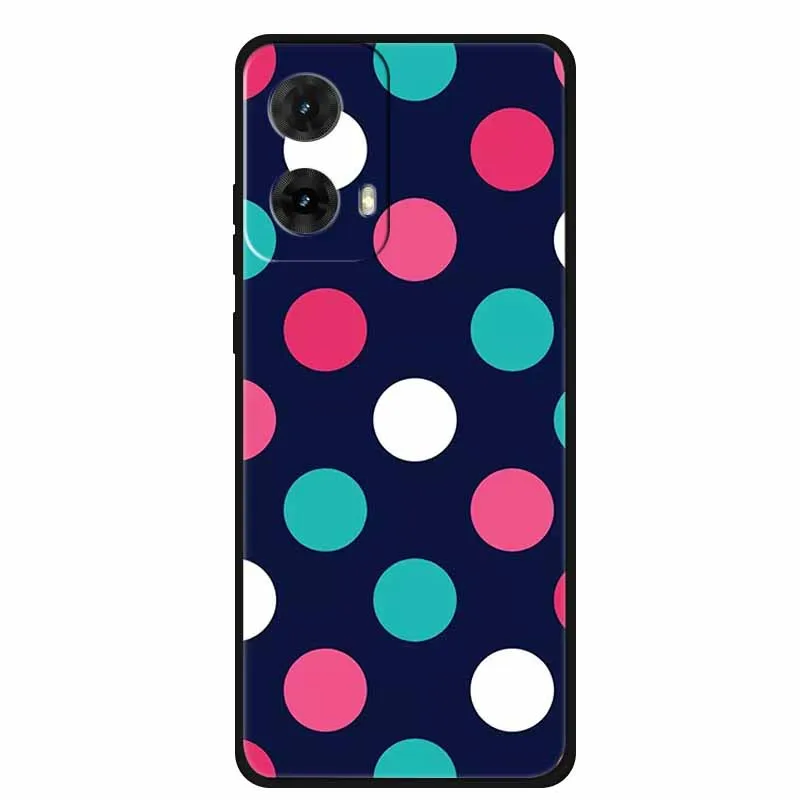 Colorful Painted Cat TPU Soft Silicone Phone Back Cover - Cute Design