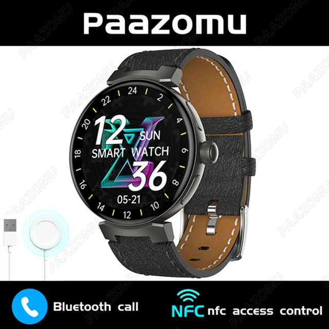 2023 New Luxury Smart Watch Men Bluetooth HiFi Voice Calling NFC Access