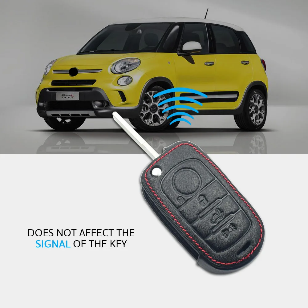 Custodia TPU Per Chiave Auto Fiat (500, Panda, Punto, Ducato, Ecc.) - Copertura Morbida, Grigio, Protezione Da Graffi - copertina