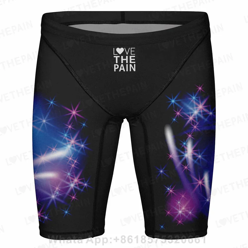 

LOVE THE PAIN Swimming Trunks Summer Men Swimming Shorts Swim Surfing Trunks Briefs Racing Performance Short Inner lining Shorts