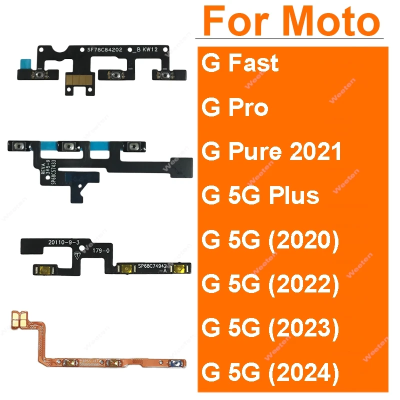 Power Volume Button Flex Ribbon for Motorola - Stable Connection Cellphone Component